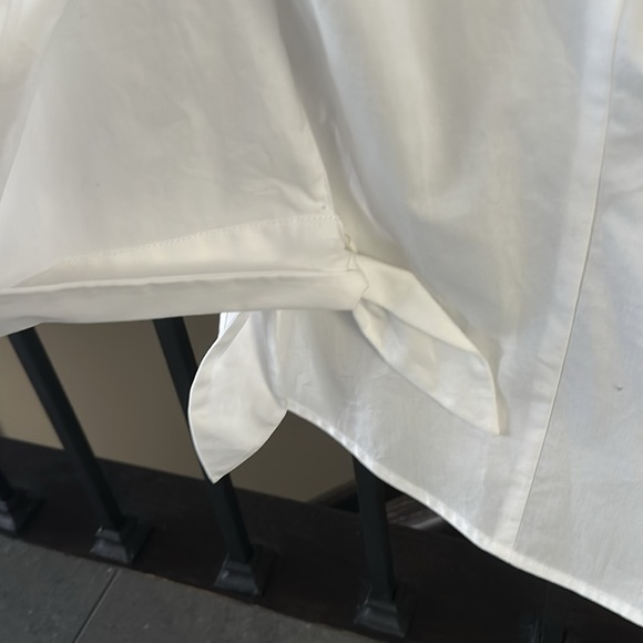 Beautiful crisp white Calvin cotton blouse - never worn and I bought too small. - Picture 3 of 7